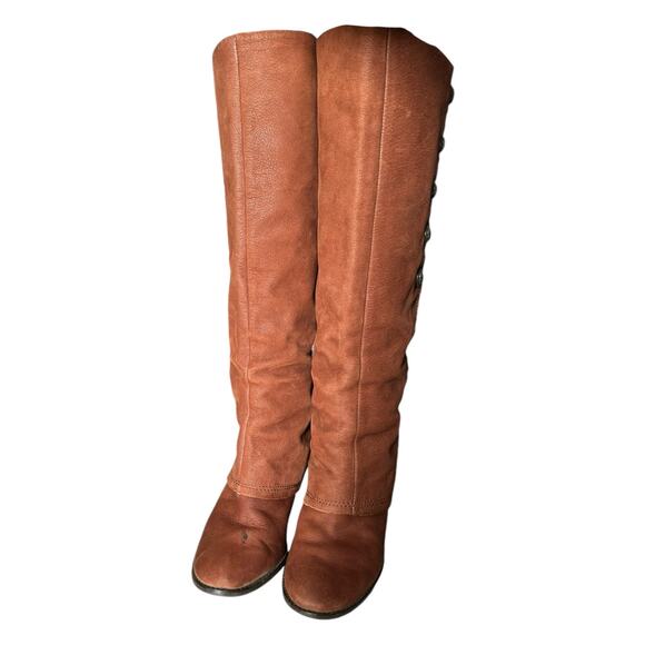 Vince Camuto Almay Whiskey Suede Knee High Boot size 8 - Picture 8 of 16